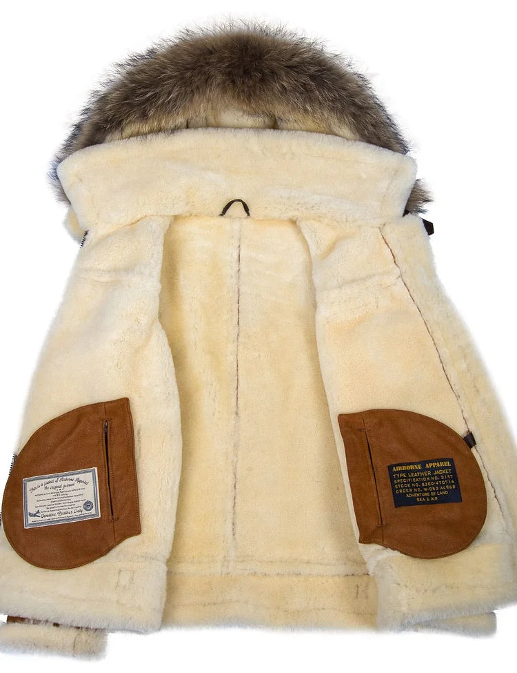 Bryan™ | Veste d'Hiver en Cuir