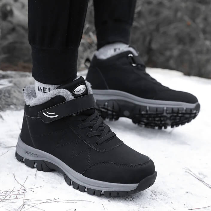 OrthoBoots™ - Bottes d'Hiver Polaire Ergonomique - Soulage la Douleur