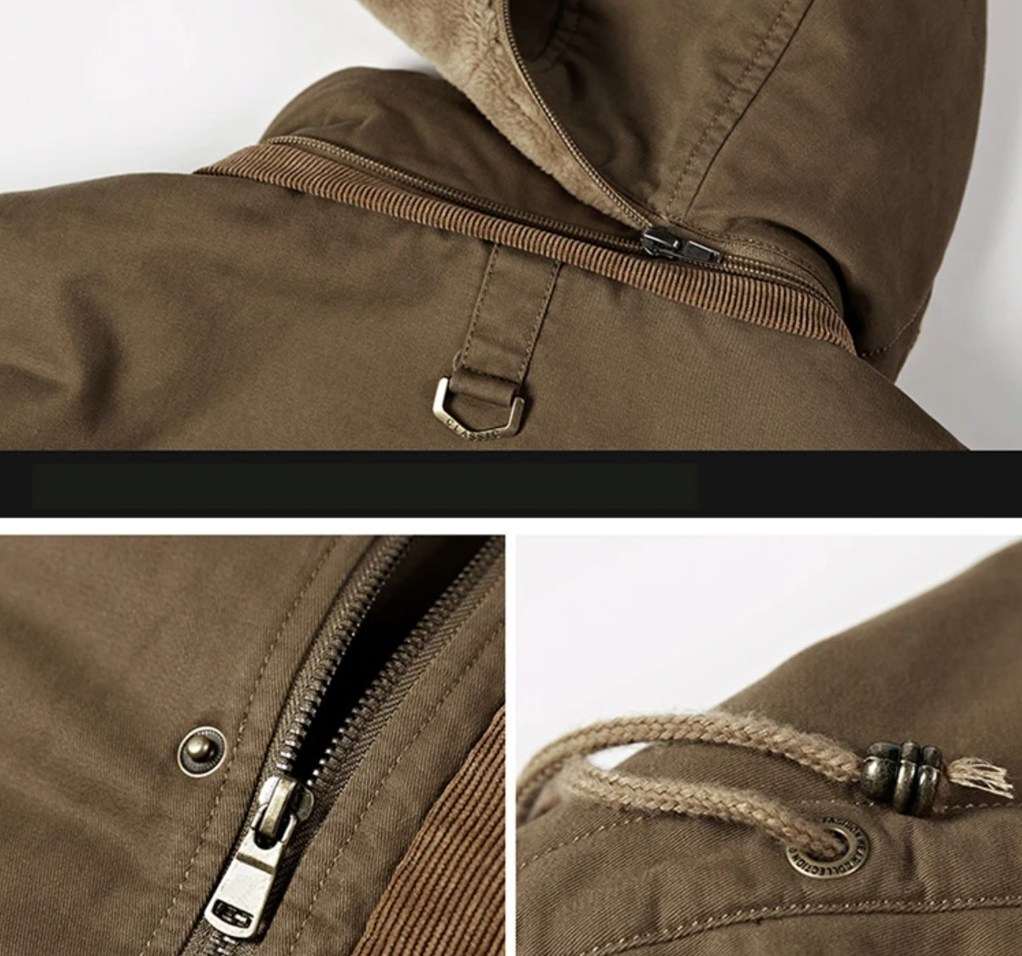 Novaya™ | Veste d'Hiver Doublée en Polaire