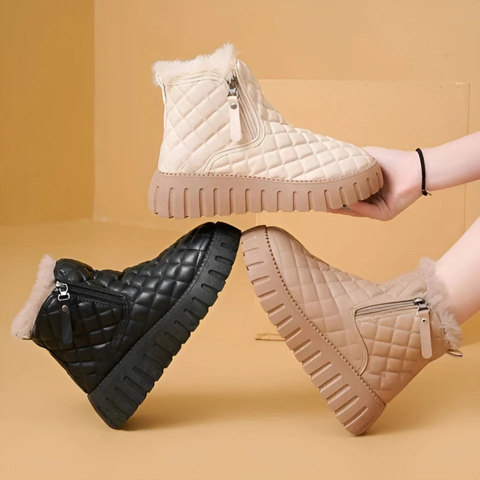 Bottes d'Hiver en Cachemire Femme