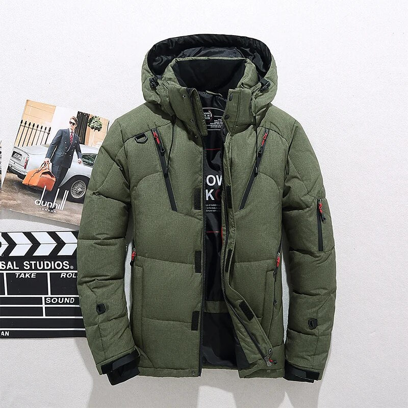 Liam - Veste d'Hiver Épaisse et Élégante