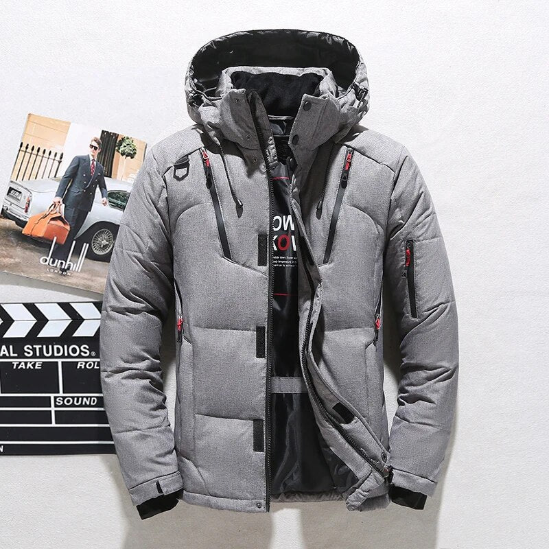 Liam - Veste d'Hiver Épaisse et Élégante
