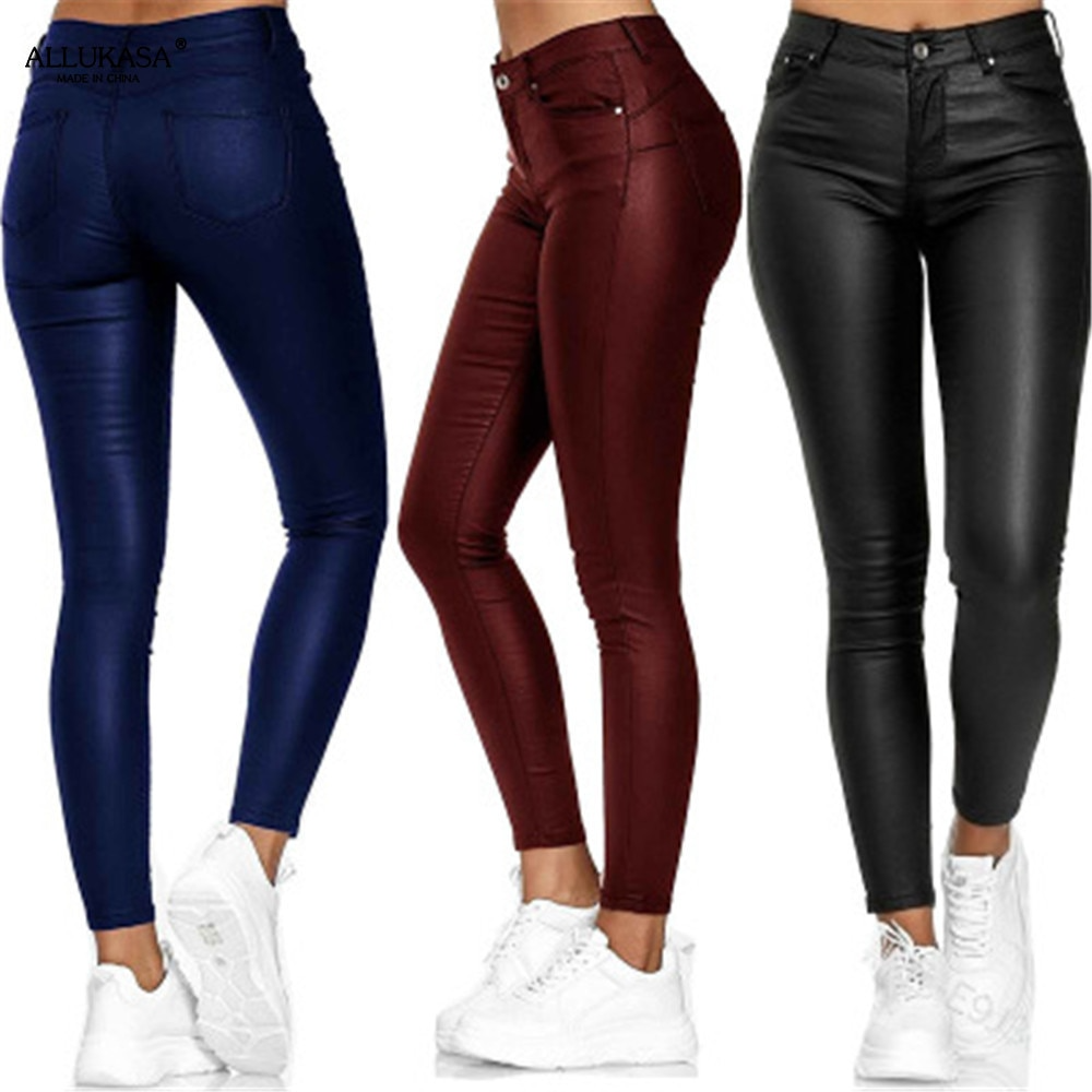 Lexi™ - Pantalon en Cuir Stretch