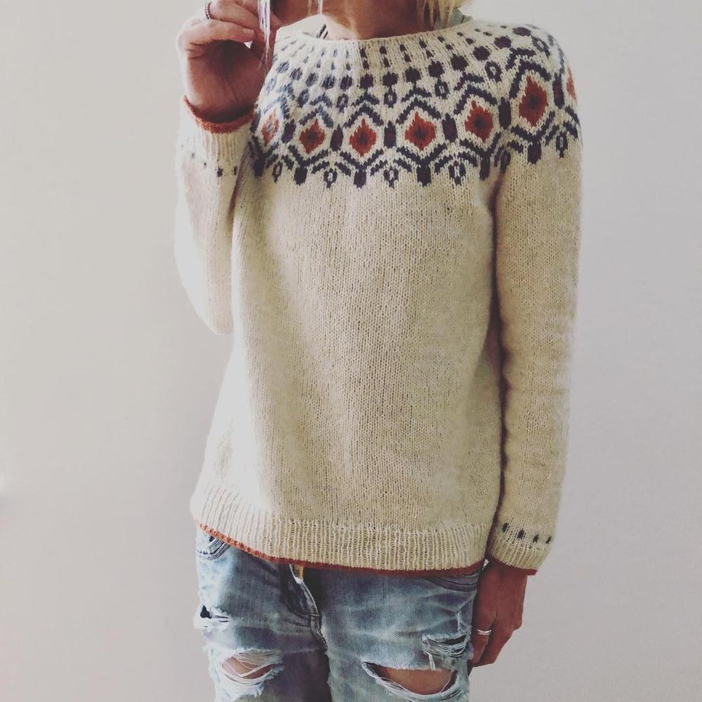 Nyzara™ - Pull vintage en coton