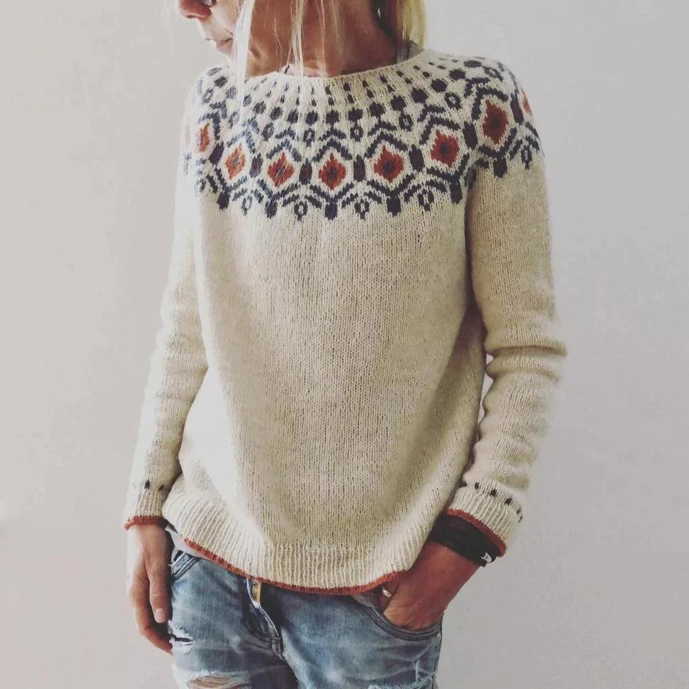 Nyzara™ - Pull vintage en coton