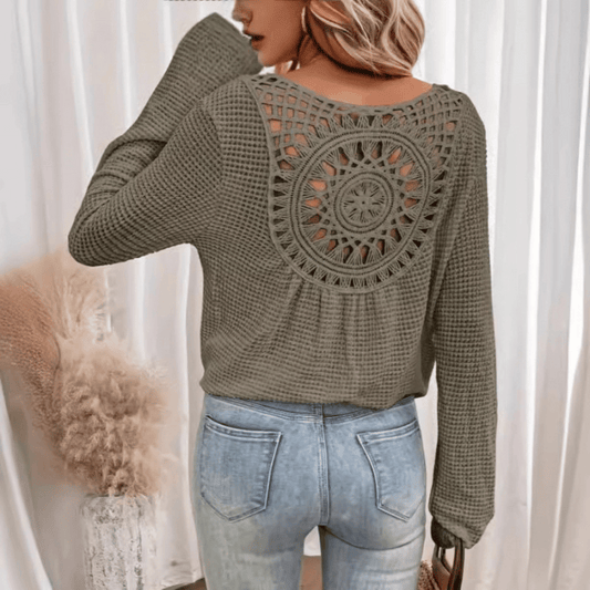 Lory® | Pull confortable avec broderie élégante