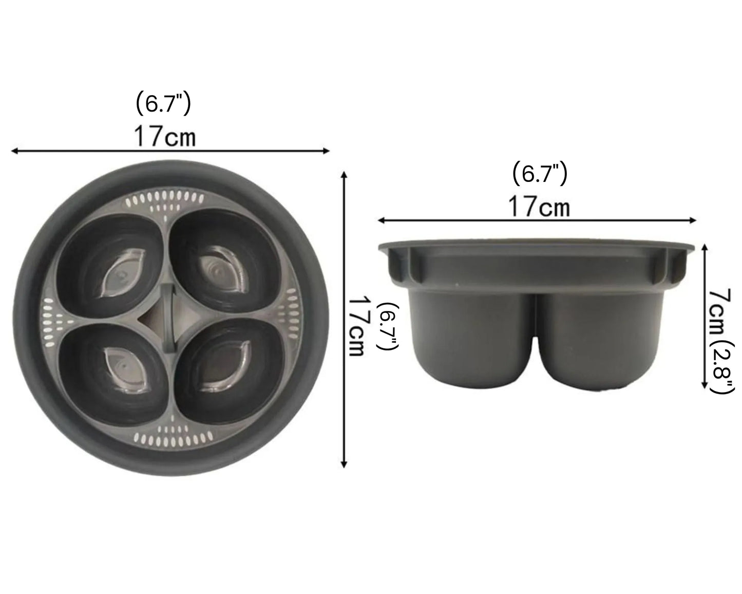 Cuisix - Cuiseur à Oeufs pour Thermomix (+ 1 OFFERT)