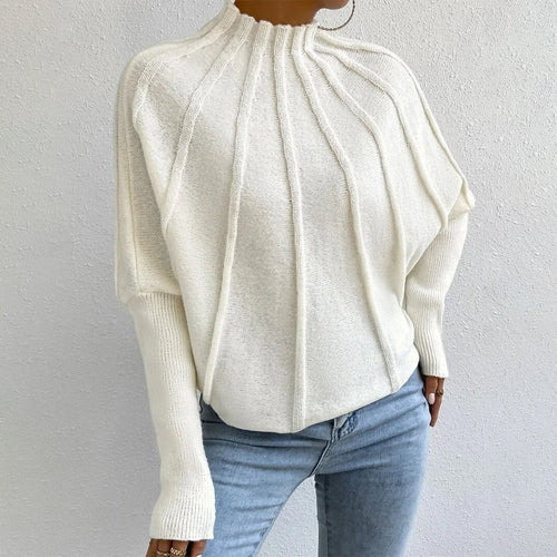 Nyzara™ - Pull blanc oversize