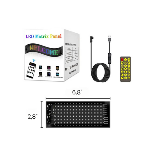 CarLED™ | Affichage LED personnalisé pour voiture