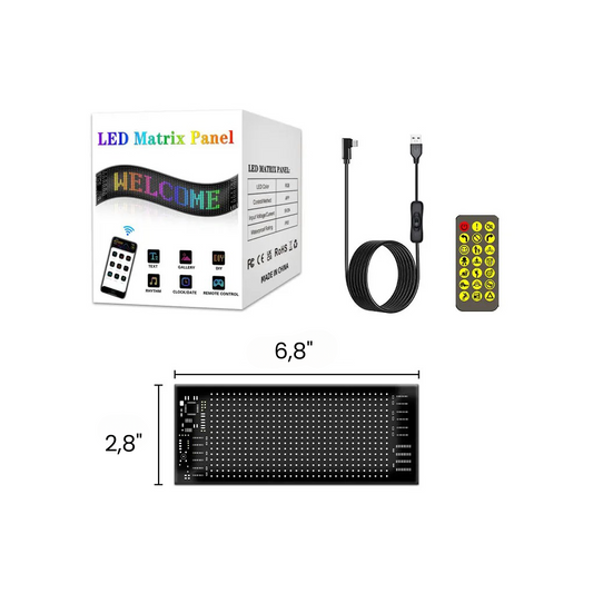 CarLED™ | Affichage LED personnalisé pour voiture