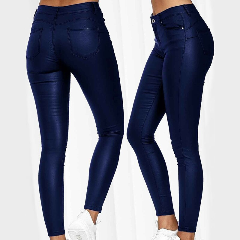 Lexi™ - Pantalon en Cuir Stretch