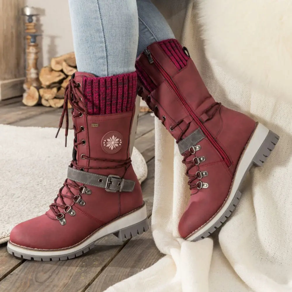 SnowClassic Pro™ | Bottes d'hiver orthopédiques pour femmes - Soulage la douleur et réchauffant