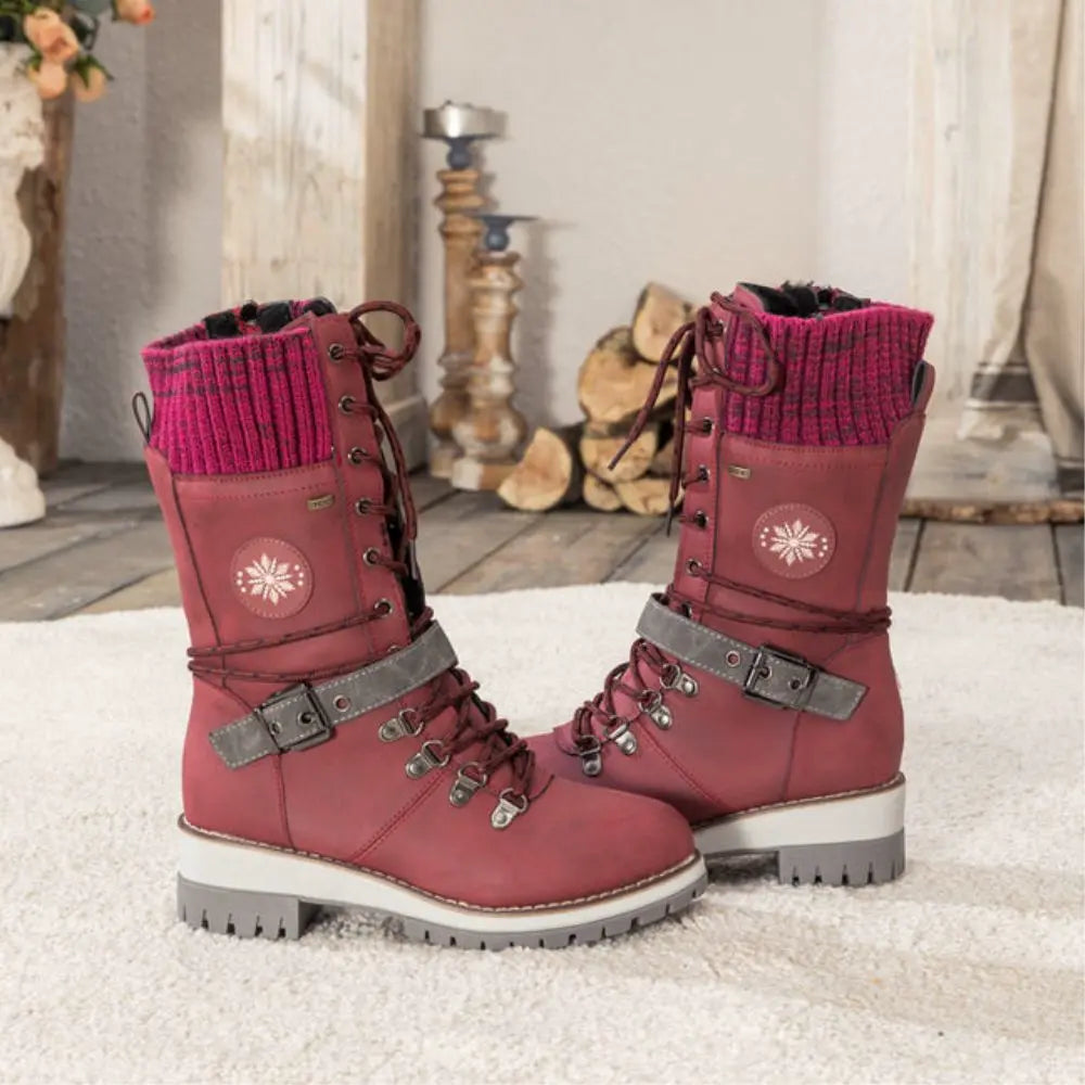 SnowClassic Pro™ | Bottes d'hiver orthopédiques pour femmes - Soulage la douleur et réchauffant