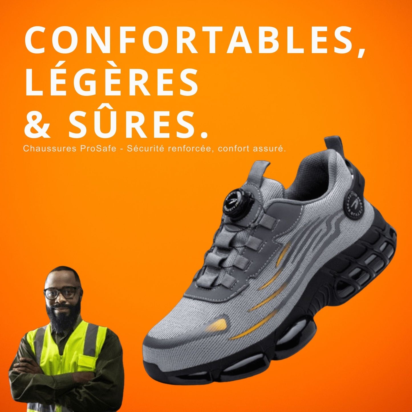 Chaussures de Sécurité ProSafe - Sécurité renforcée, confort assuré