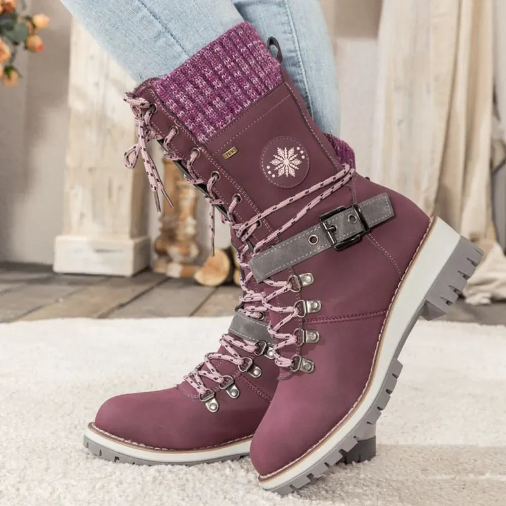 SnowClassic Pro™ | Bottes d'hiver orthopédiques pour femmes - Soulage la douleur et réchauffant