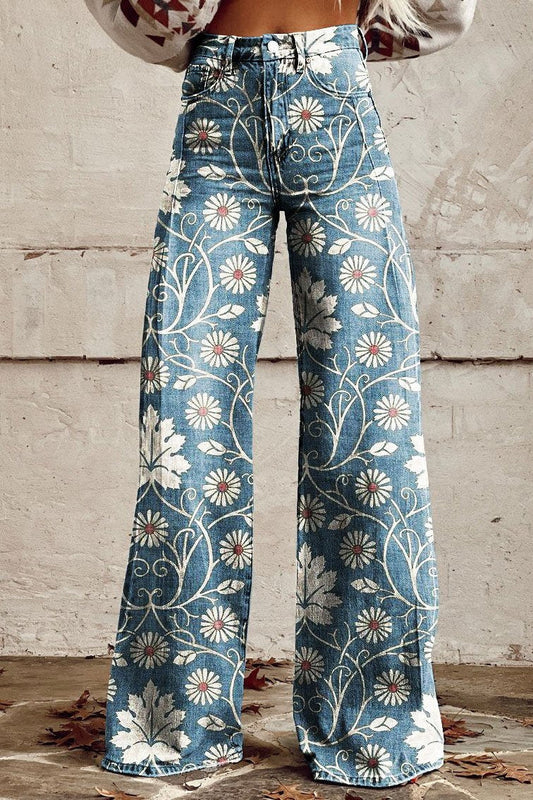 Novaya | Pantalon Bohème Vintage