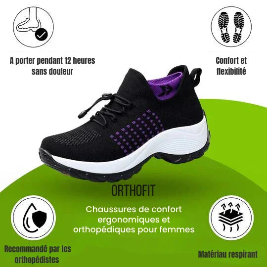 OrthoFit - Chaussures de confort ergonomiques et anti-douleur pour femmes