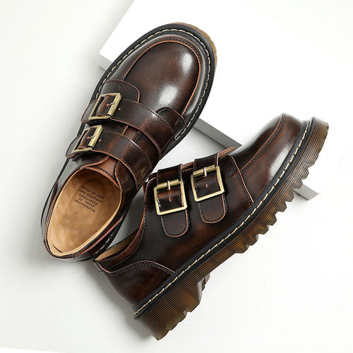 Sinclair - Chaussures en cuir à boucle