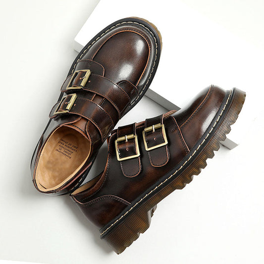 Sinclair - Chaussures en cuir à boucle