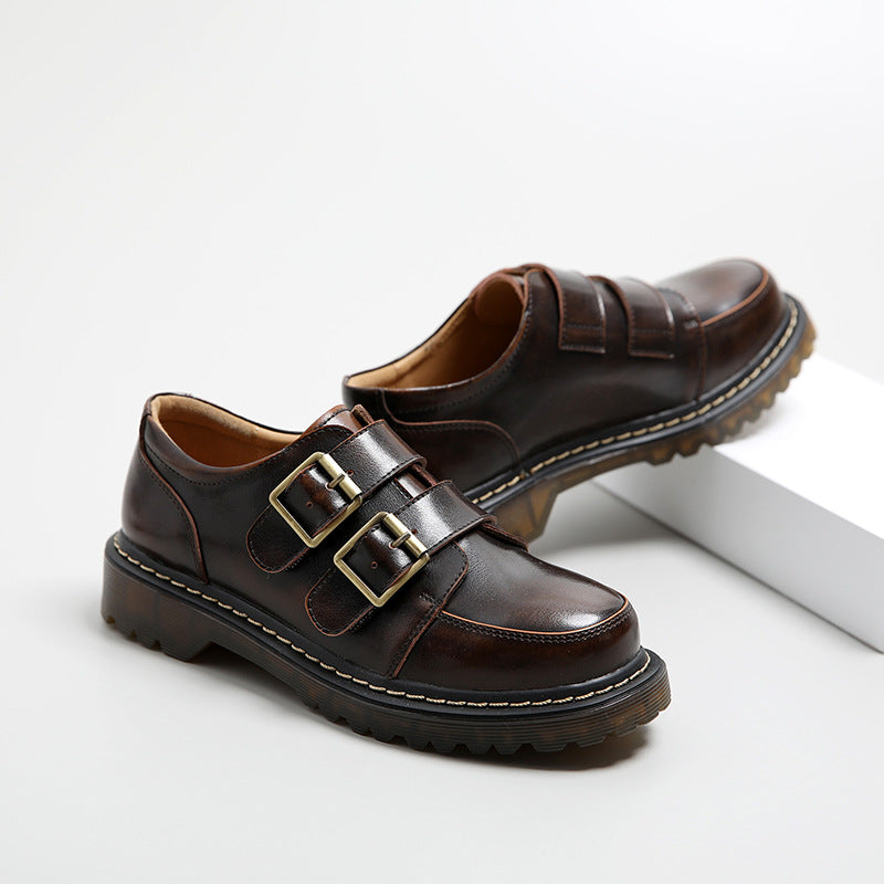 Sinclair - Chaussures en cuir à boucle