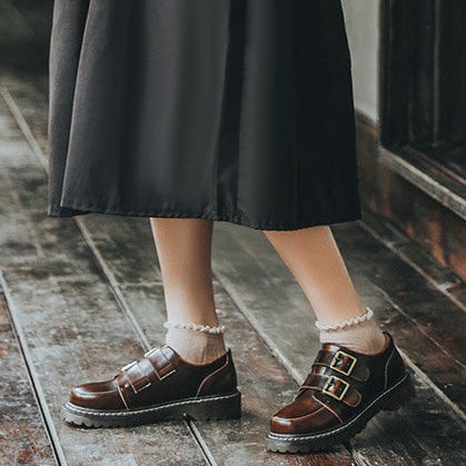 Sinclair - Chaussures en cuir à boucle