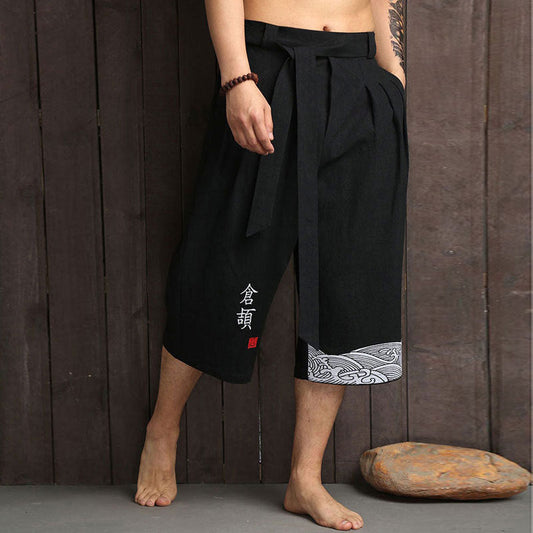 Taka - Pantalon court confortable japonais