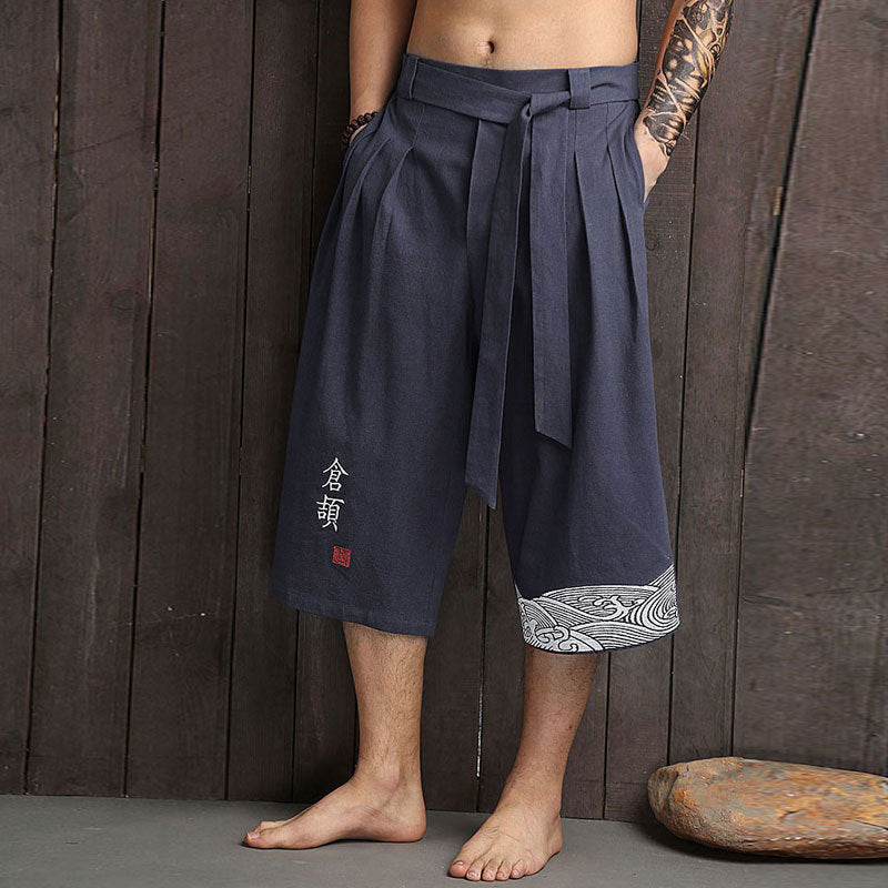 Taka - Pantalon court confortable japonais