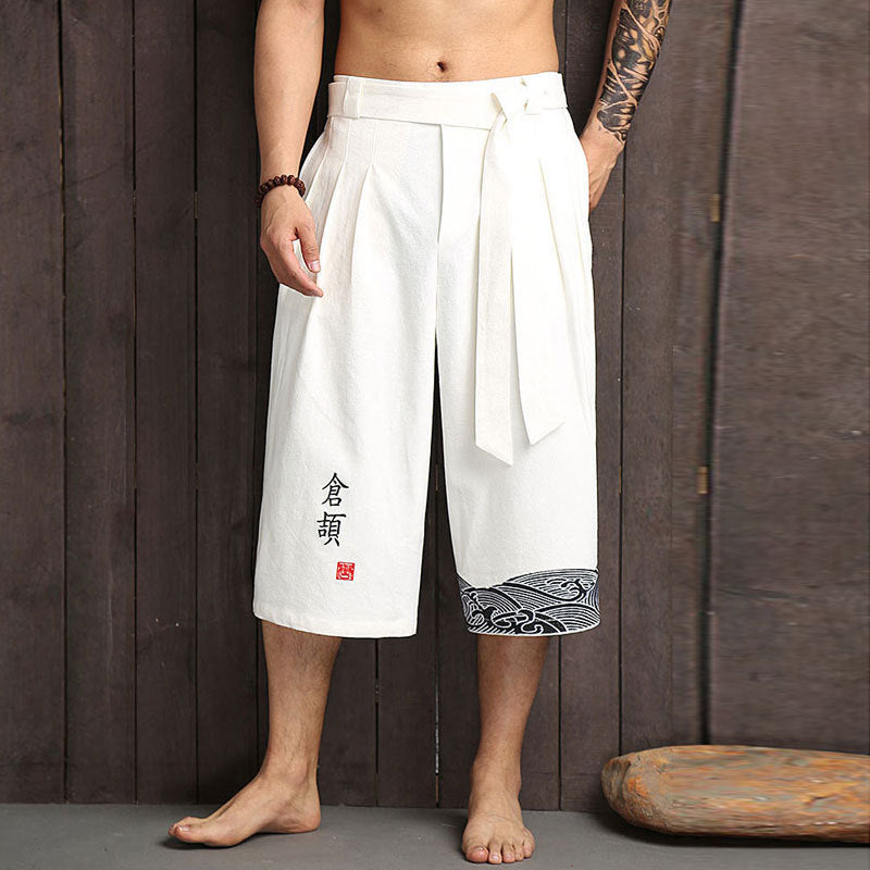 Taka - Pantalon court confortable japonais