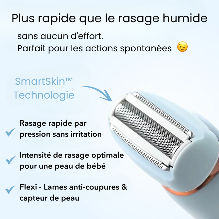 SkinGlow™ Pro - Nano Rasoir pour une peau douce et soyeuse en quelques secondes