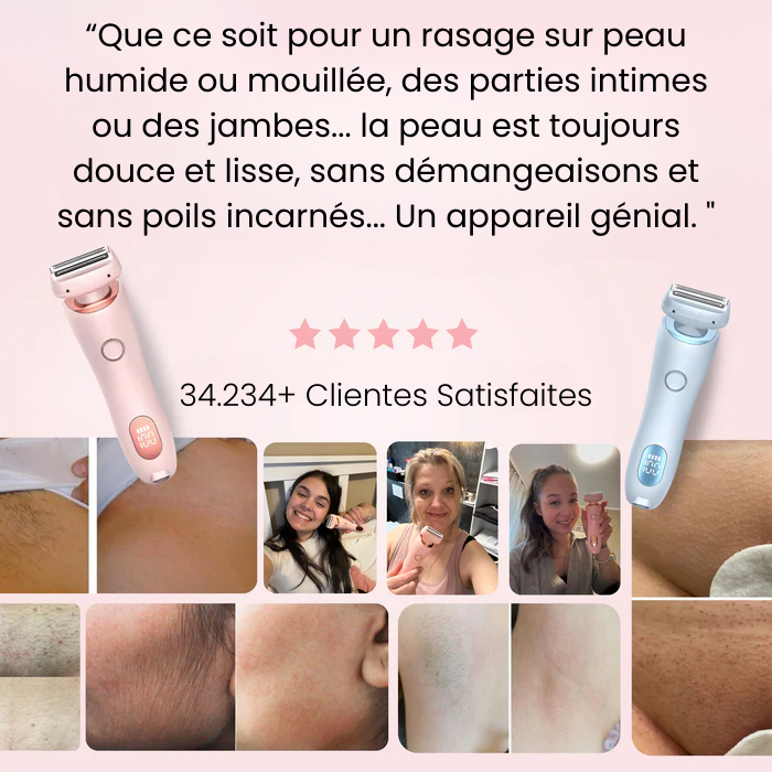 SkinGlow™ Pro - Nano Rasoir pour une peau douce et soyeuse en quelques secondes