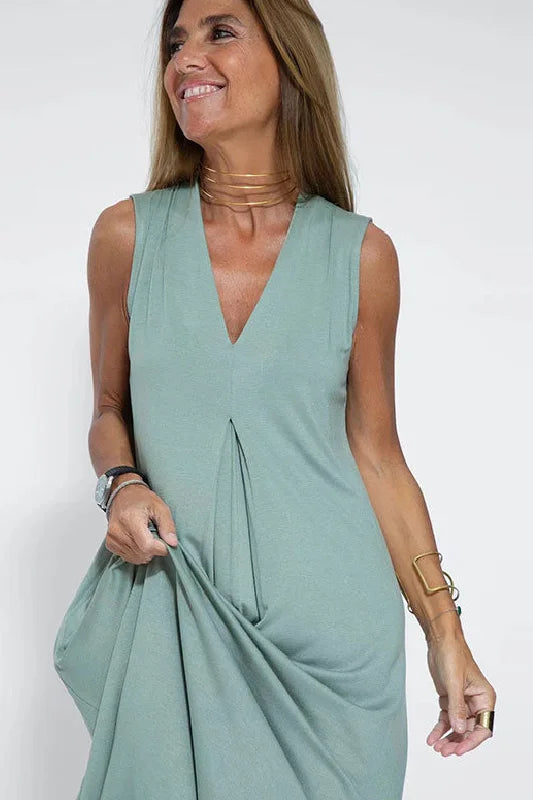 Novaya™ - Robe longue élégante + gilet assorti OFFERT