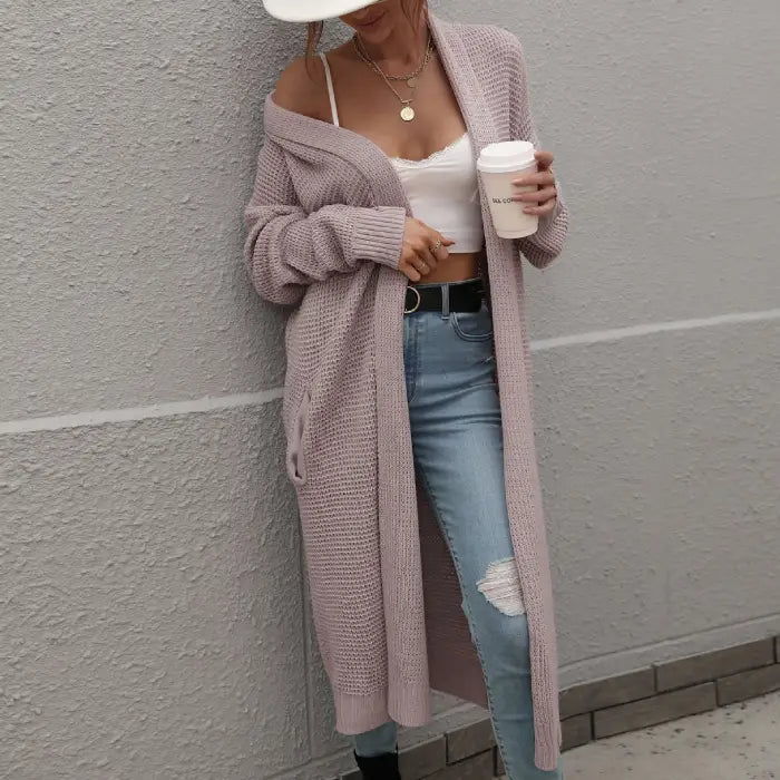Nyzara™ - Veste longue en tricot
