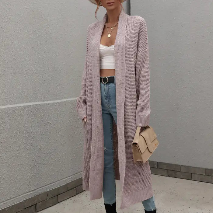 Nyzara™ - Veste longue en tricot