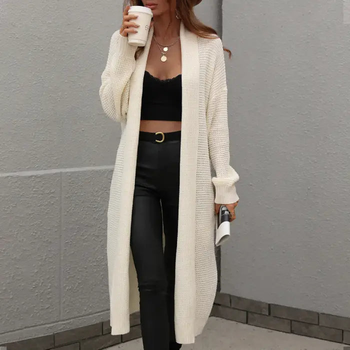 Nyzara™ - Veste longue en tricot