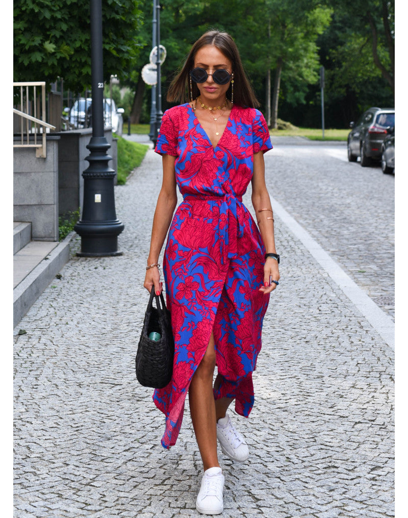 Linda | Robe confortable à motif floral