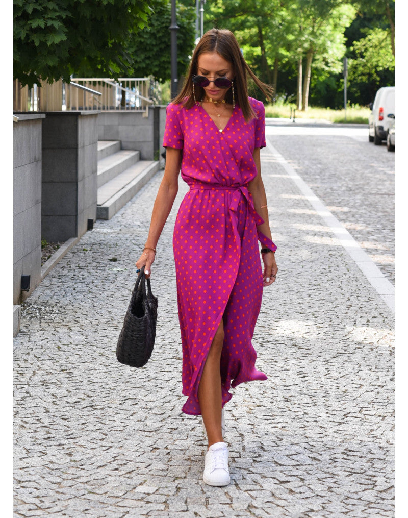 Linda | Robe confortable à motif floral