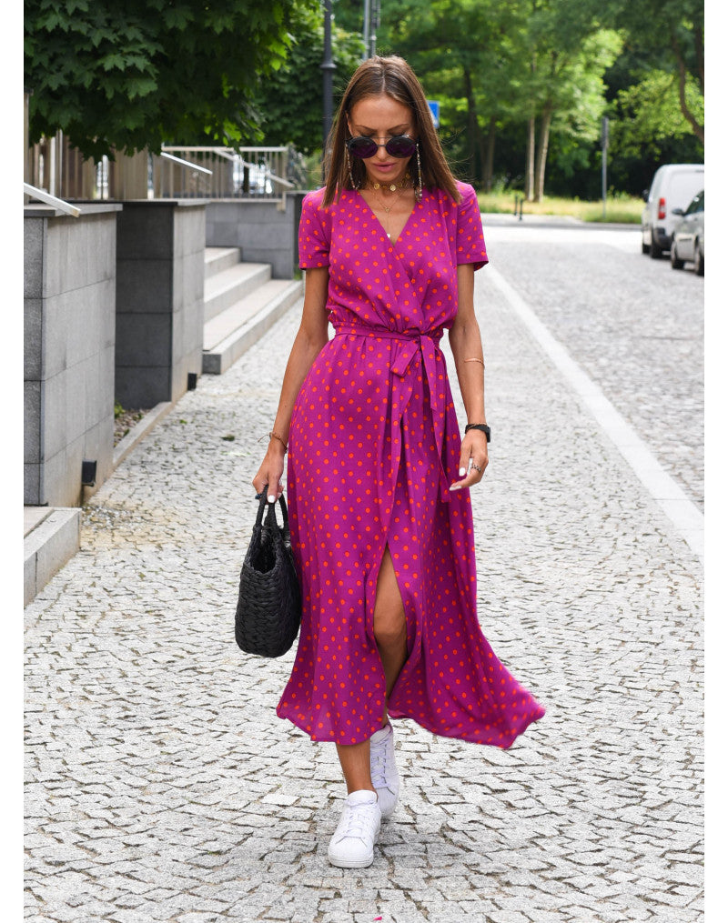 Linda | Robe confortable à motif floral