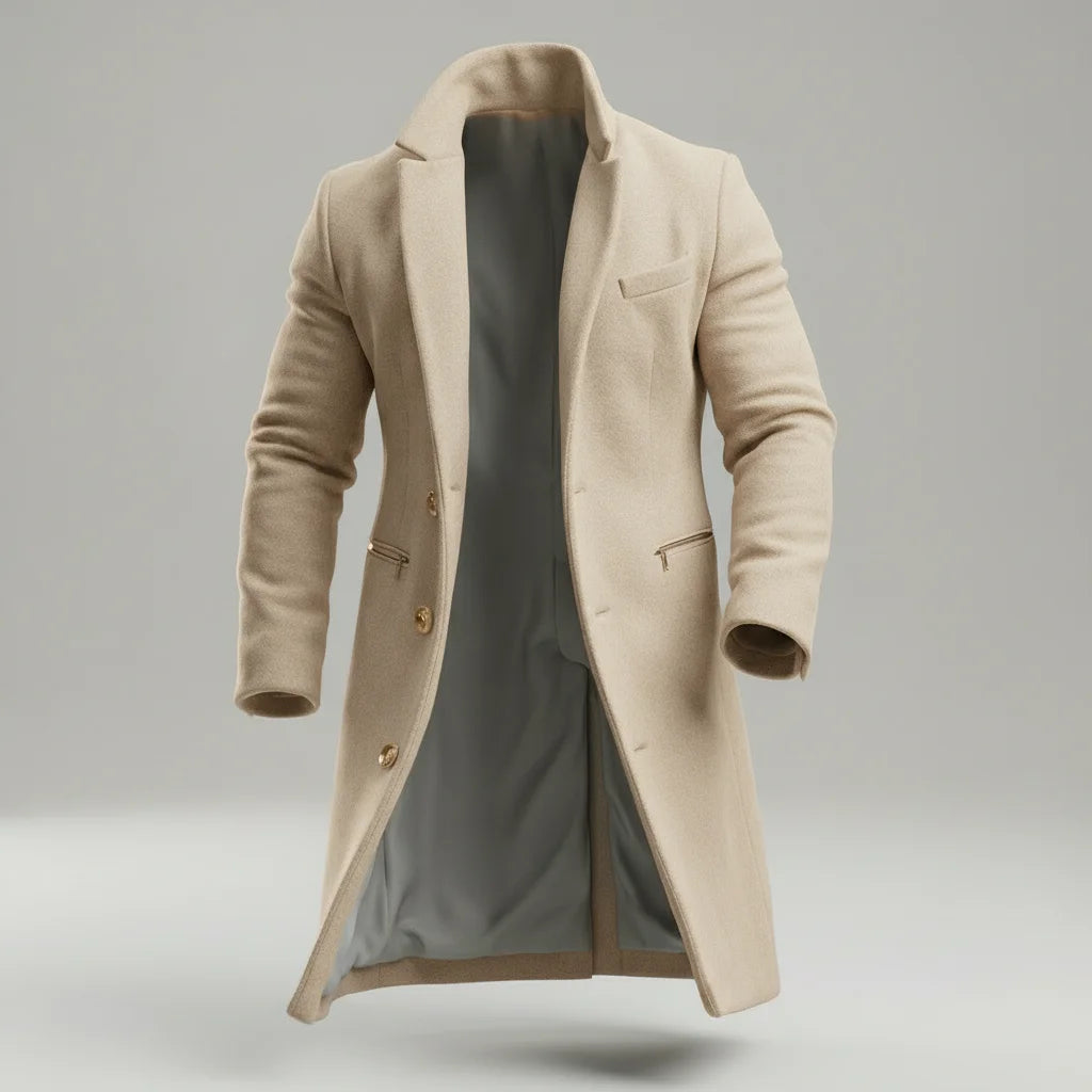 Simon™ | Long Manteau Chaud et Élégant
