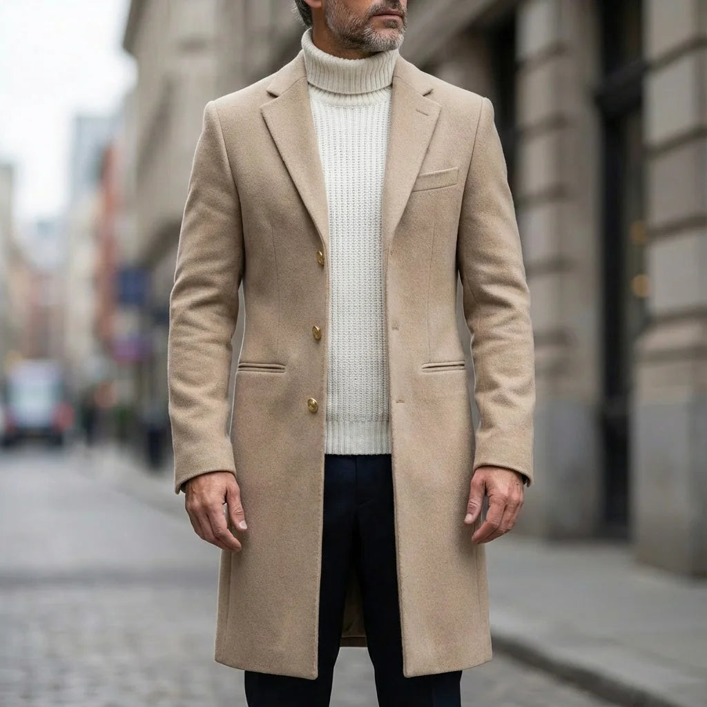 Simon™ | Long Manteau Chaud et Élégant
