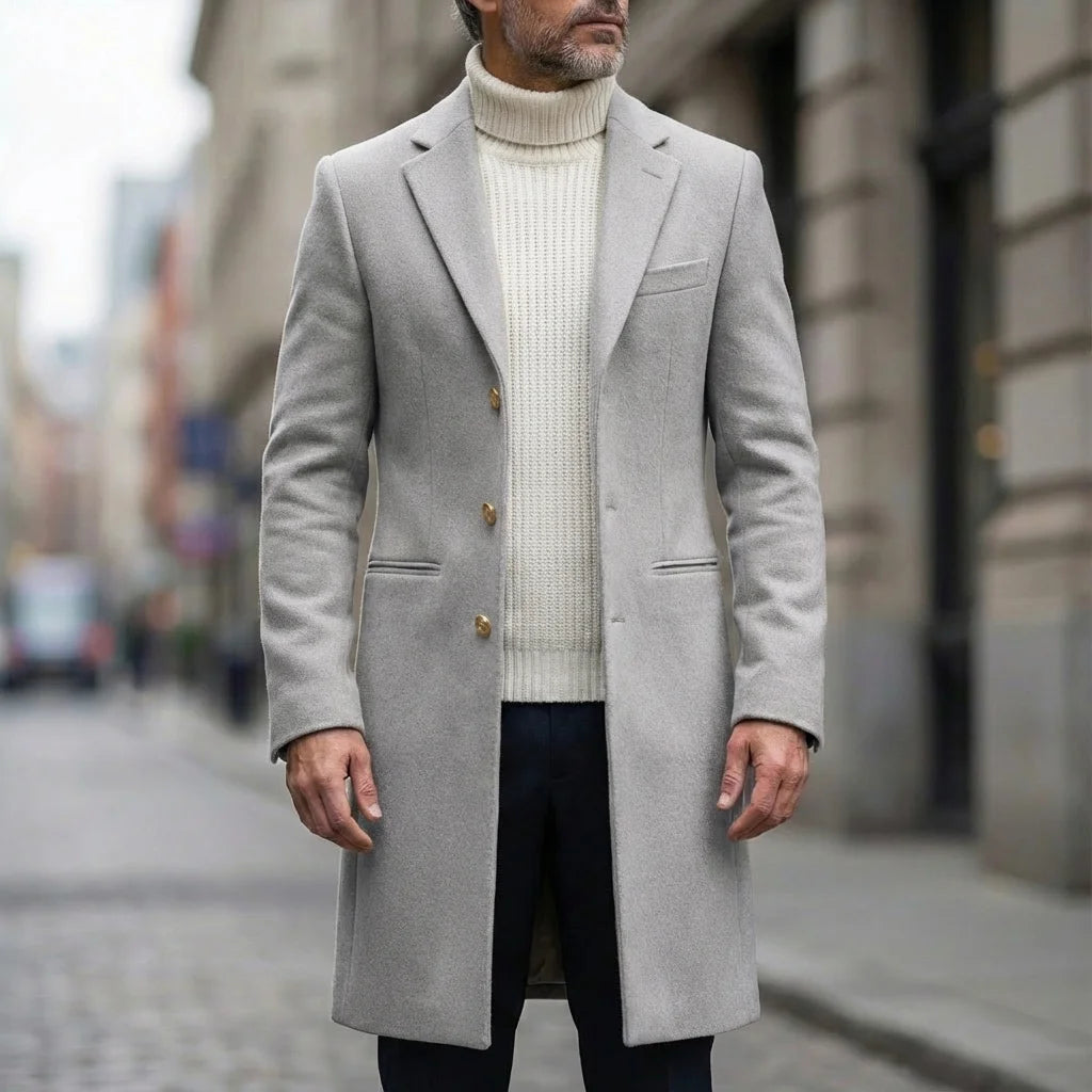 Simon™ | Long Manteau Chaud et Élégant