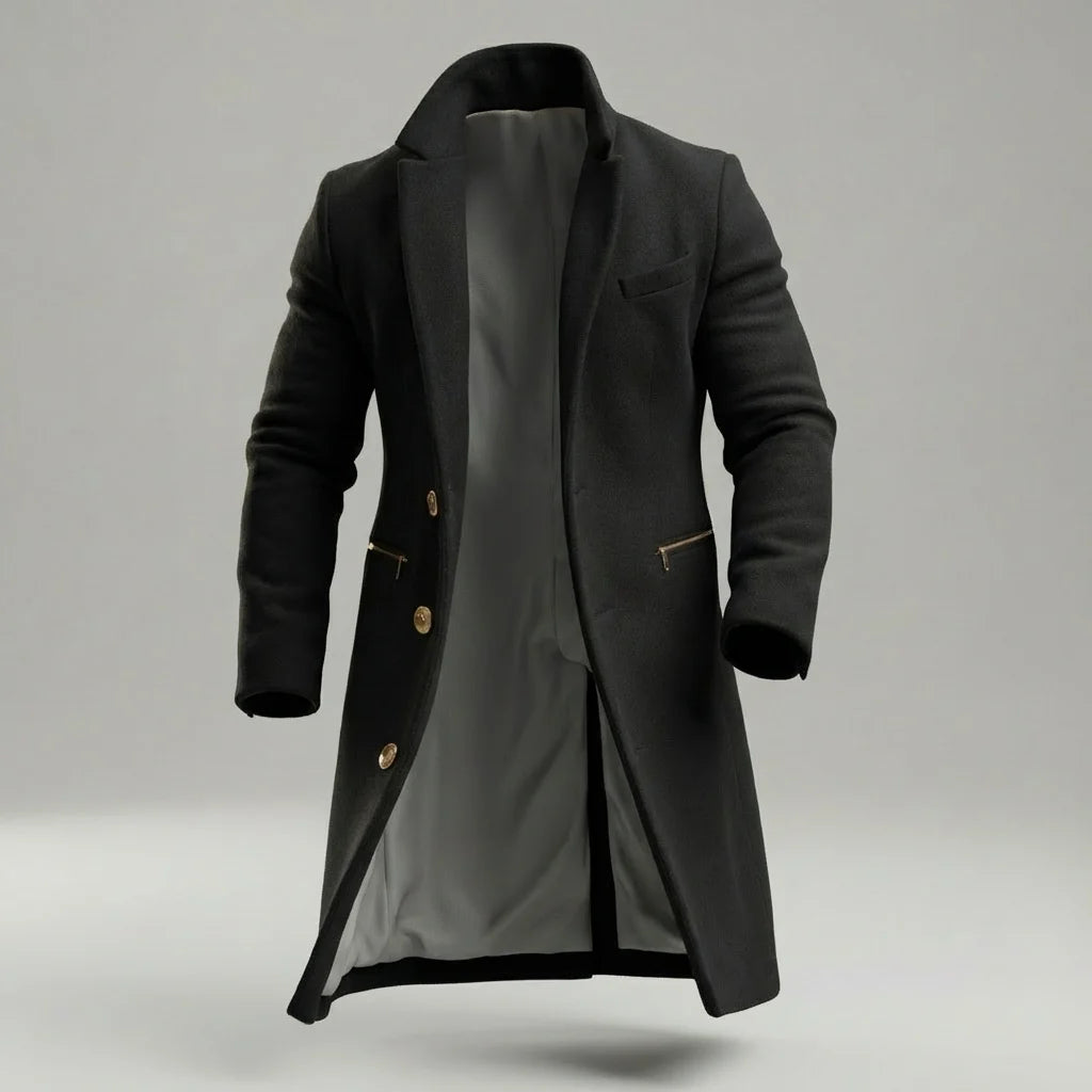 Simon™ | Long Manteau Chaud et Élégant