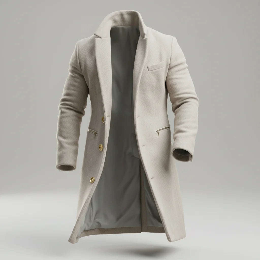 Simon™ | Long Manteau Chaud et Élégant