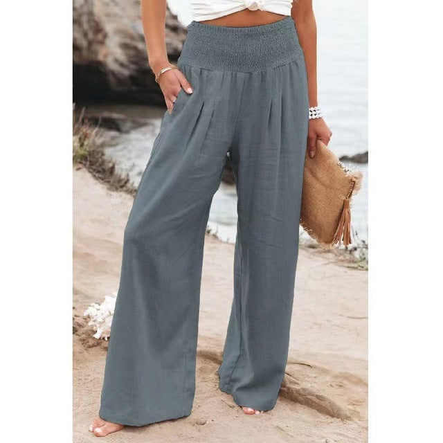 Rina - Pantalon en lin confortable pour femme