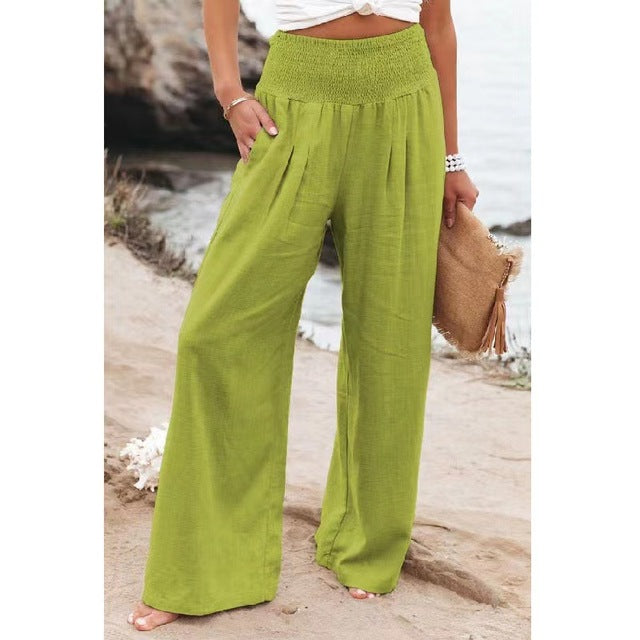 Rina - Pantalon en lin confortable pour femme