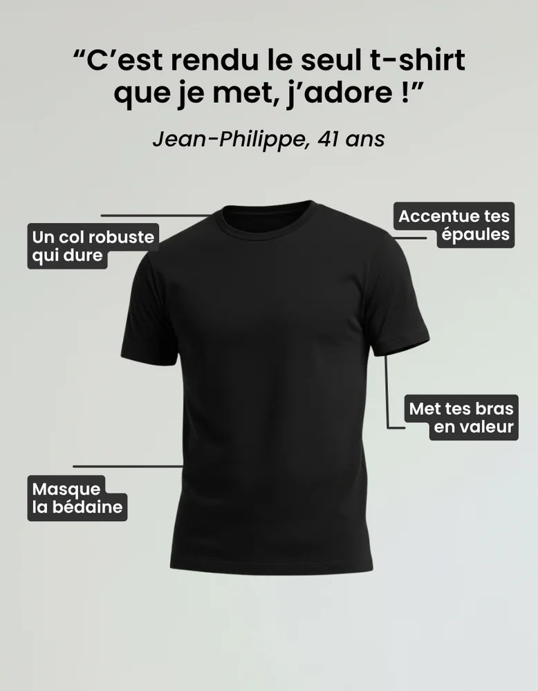 Pack de 4 - Le T-shirt Confort+