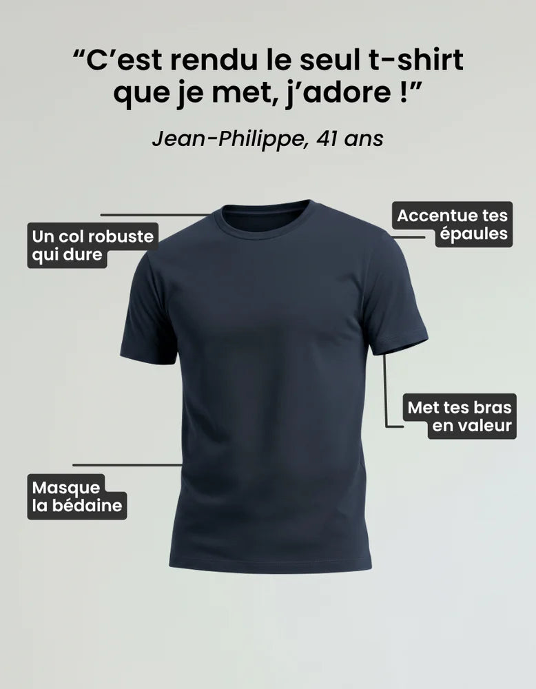 Pack de 4 - Le T-shirt Confort+