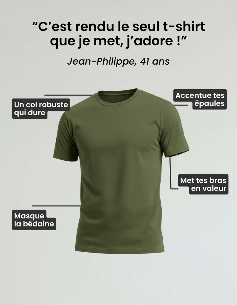 Pack de 4 - Le T-shirt Confort+