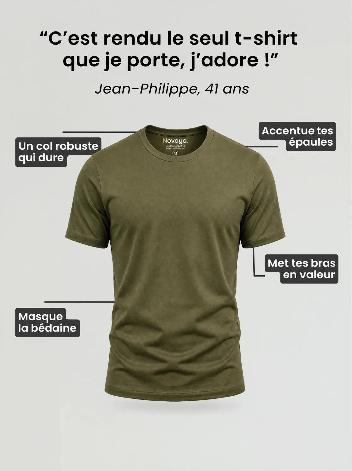 Le T-shirt Confort+