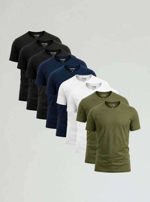 Pack de 9 - Le T-shirt Confort+