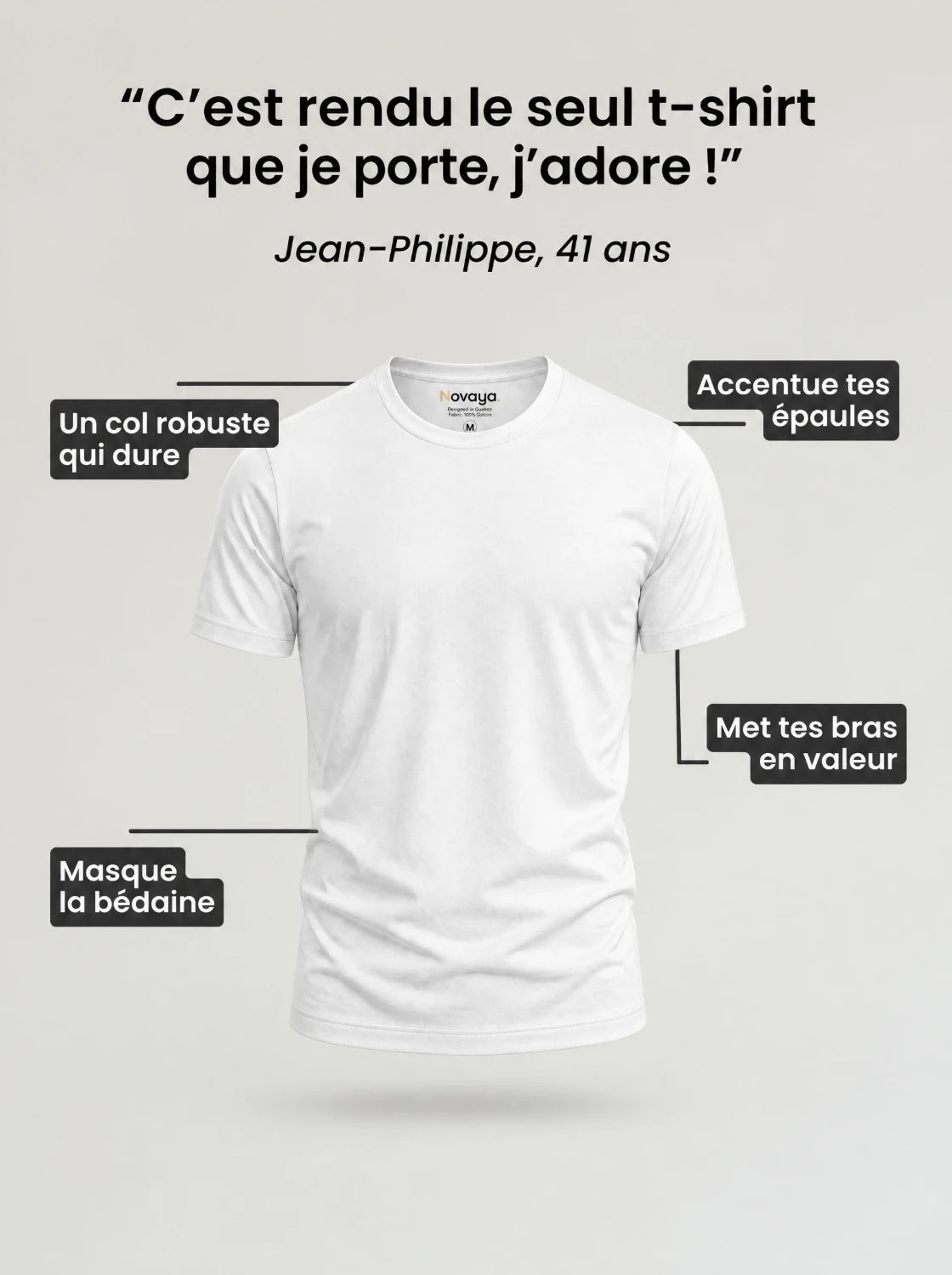 Le T-shirt Confort+